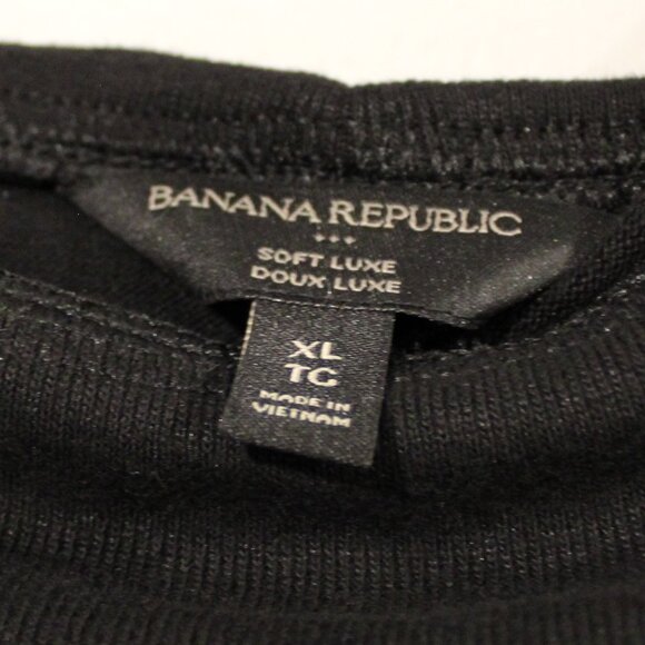 Banana Republic | Women's | Soft Luxe | Off the Shoulder Sweater | Black | XL - Picture 4 of 4